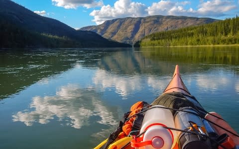 canoeing down a section of the Yukon - Credit: istock