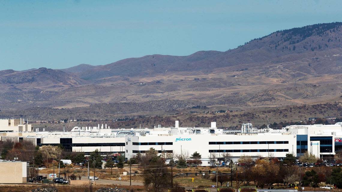 Micron Technology, Inc., the large campus in East Boise, Monday, Nov. 8, 2021.