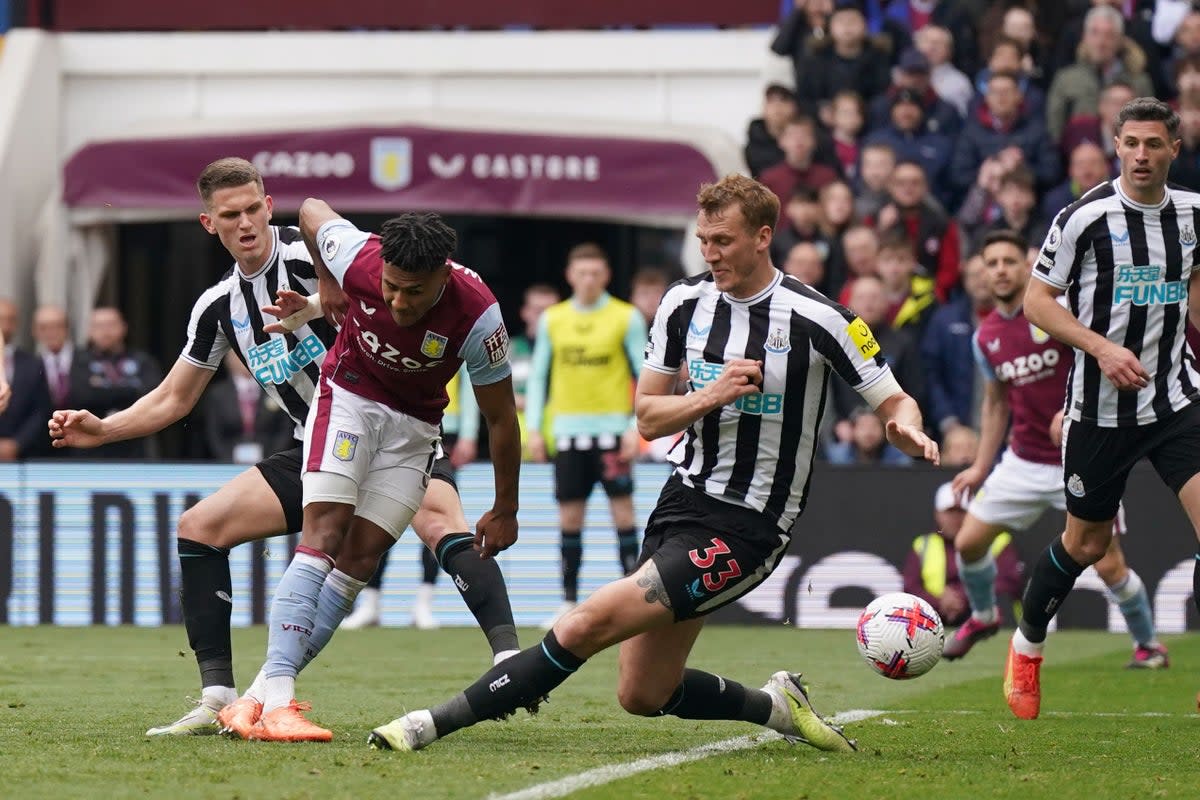 Ollie Watkins scored twice against Newcastle (Jacob King/PA) (PA Wire)