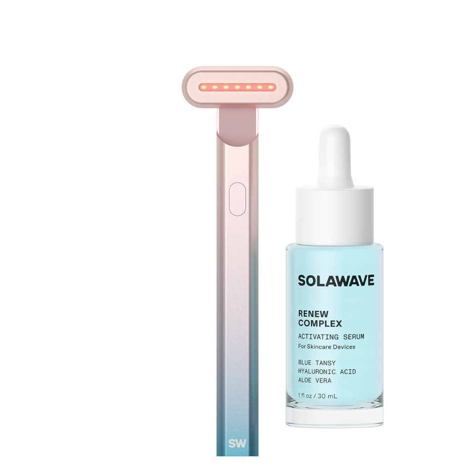 Solawave 4-in-1 Radiant Renewal Wand and Serum Bundle