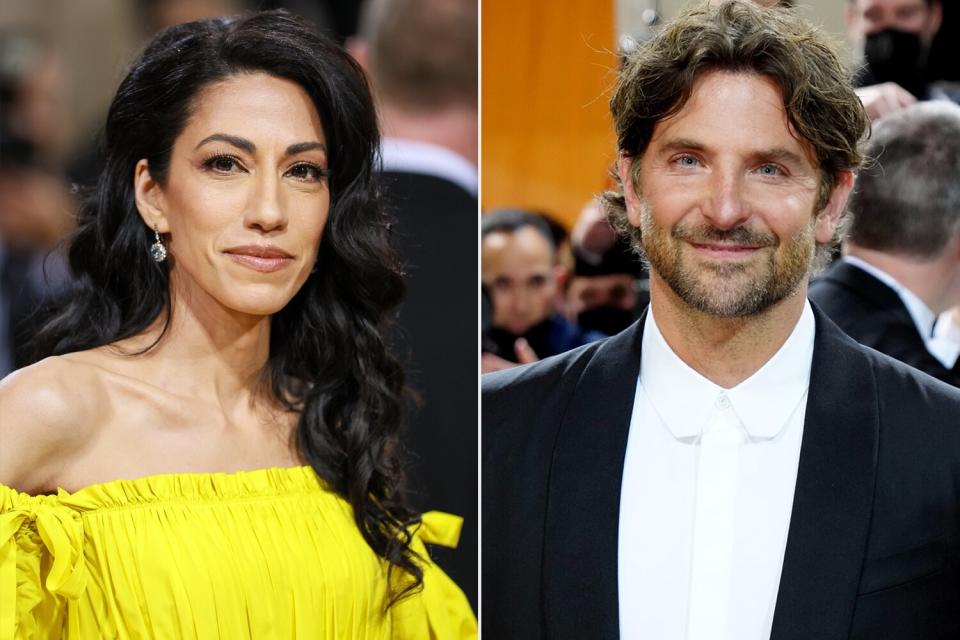 NEW YORK, NEW YORK - MAY 02: Huma Abedin attends The 2022 Met Gala Celebrating "In America: An Anthology of Fashion" at The Metropolitan Museum of Art on May 02, 2022 in New York City. (Photo by Theo Wargo/WireImage); NEW YORK, NEW YORK - MAY 02: Bradley Cooper attends The 2022 Met Gala Celebrating "In America: An Anthology of Fashion" at The Metropolitan Museum of Art on May 02, 2022 in New York City. (Photo by Jeff Kravitz/FilmMagic)