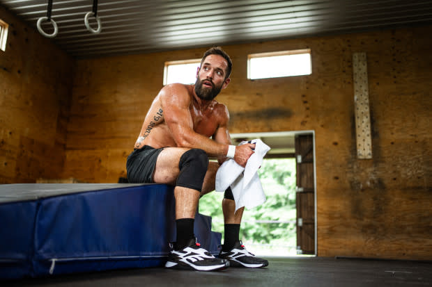 Rich Froning models Reebok apparel.<p>Reebok</p>