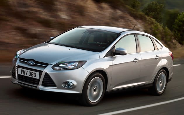 <b>Best Compact Car: <a href="autos.yahoo.com/ford/focus/" data-ylk="slk:2014 Ford Focus;elm:context_link;itc:0;sec:content-canvas" class="link ">2014 Ford Focus</a></b><br>Edmunds.com has conducted multiple comparison tests with the Ford Focus and every time it has thoroughly thumped competitors that are otherwise impressive in their own right. Put simply, the Focus feels like a step above the rest. Even in the lowest trims the cabin utilizes higher-quality materials, the efficient engine is energetic and the driving experience strikes a near-perfect balance of involvement and comfort. Whether you want a compact car that's fun to drive or just quiet and comfy transportation, the Focus will meet your needs.<br><br>As the trim levels and options swell with high-end features like heated leather seats, it becomes shocking that anyone would opt for pricier luxury compacts like the Acura ILX or Buick Verano. Plus, the Focus' excellence also carries forth to its other variants, including the Focus Electric and sport-tuned Focus ST. When each went on sale they leapfrogged their respective competition. Any other compact car would have to make a pretty significant leapfrog of its own to outdo the Focus.