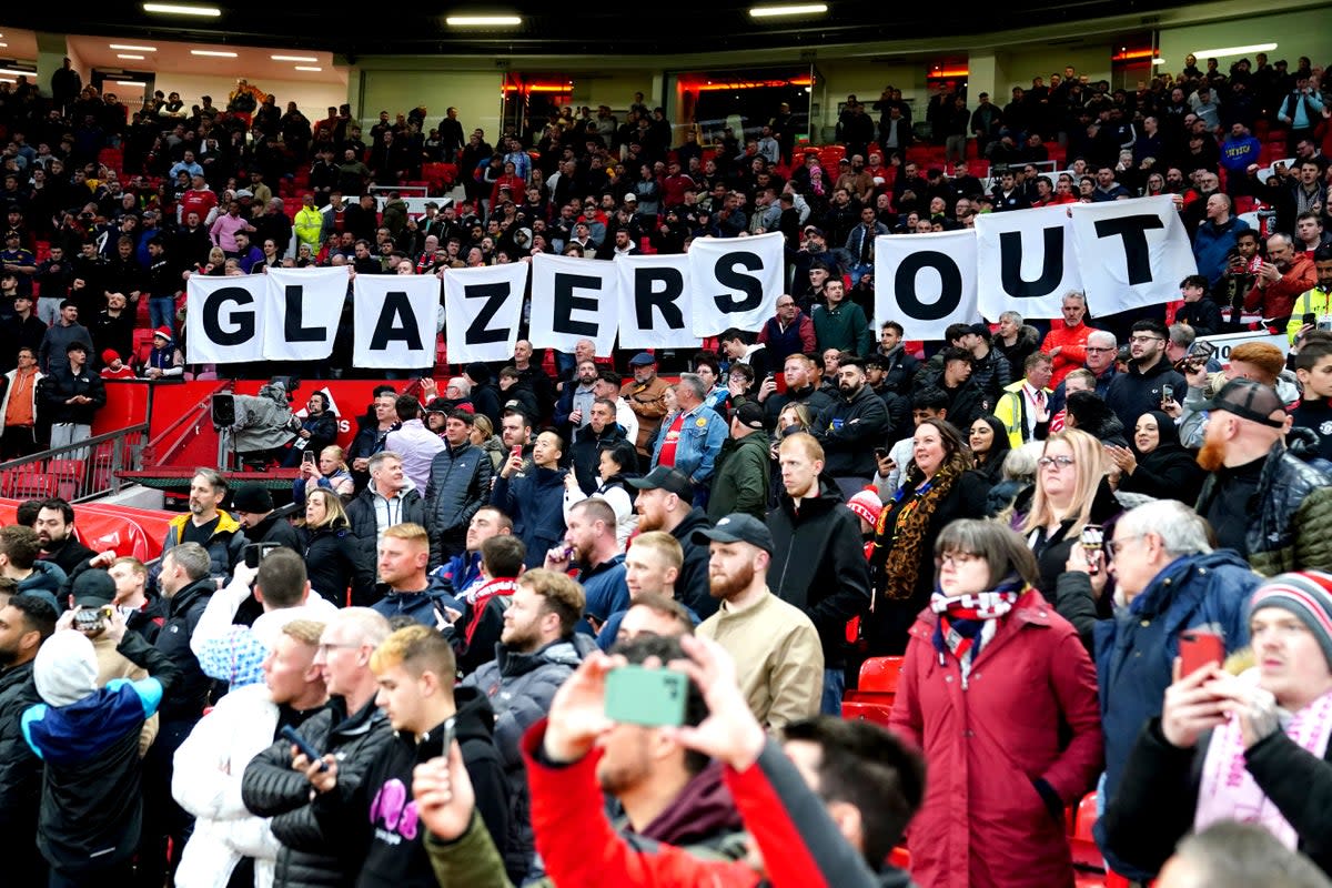 Manchester United’s unpopular owners are reportedly preparing a potential sale of the club (Martin Rickett/PA) (PA Archive)