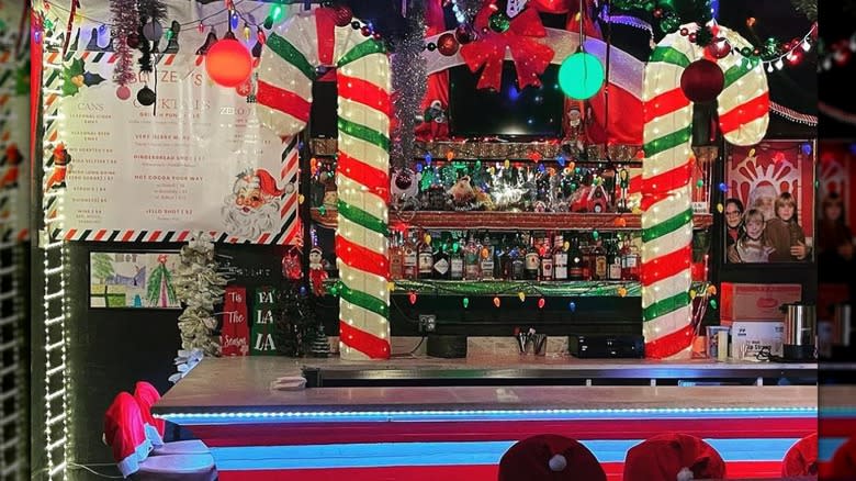 holiday festive bar