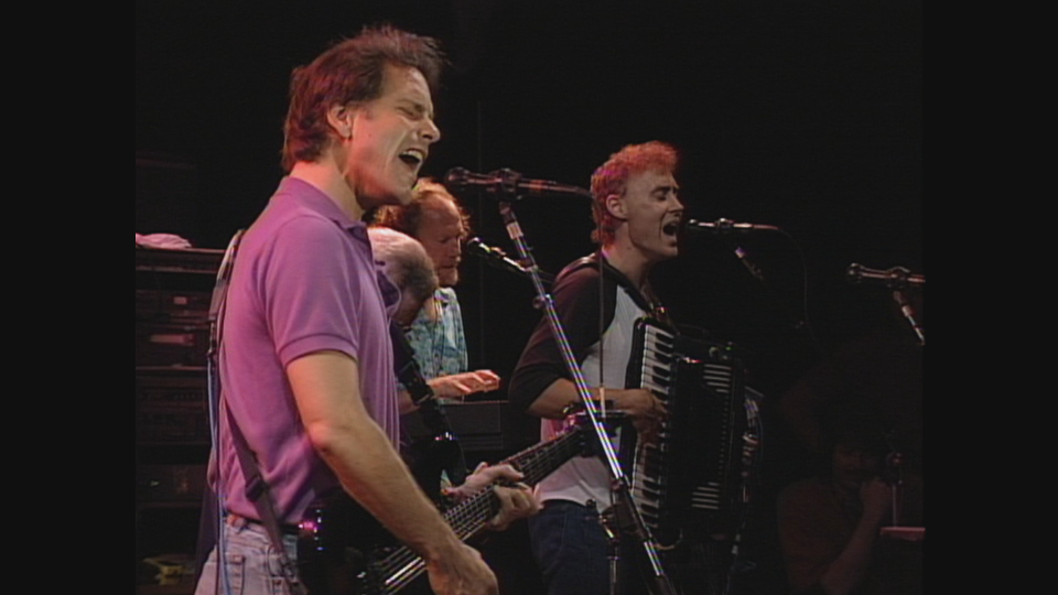 From left, Bob Weir, Jerry Garcia, Vince Welnick and Bruce Hornsby of the Grateful Dead are pictured here at Giants Stadium in East Rutherford on June 17, 1991, a concert that was featured in 2019's "Grateful Dead Meet-Up at the Movies." Hornsby regularly performed live with the Grateful Dead as a "floating member."