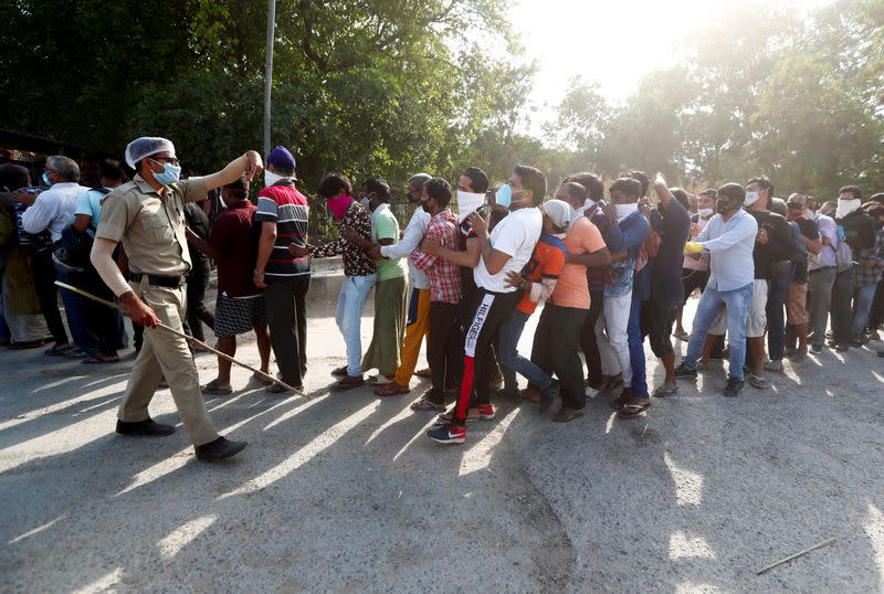 Extended nationwide lockdown to slow down the spread of coronavirus disease (COVID-19) in New Delhi