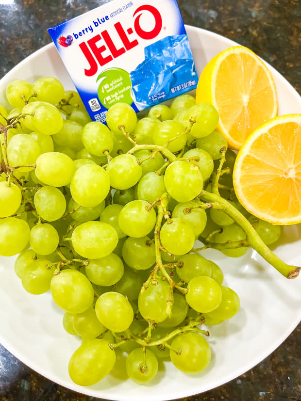 Ingredients for Sour Patch Grapes<p>Courtesy of Jessica Wrubel</p>