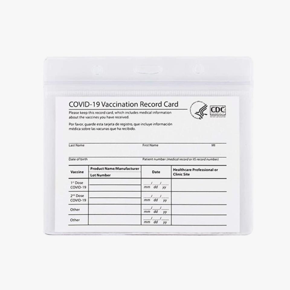 Covid Vaccination card protector, 2 pack