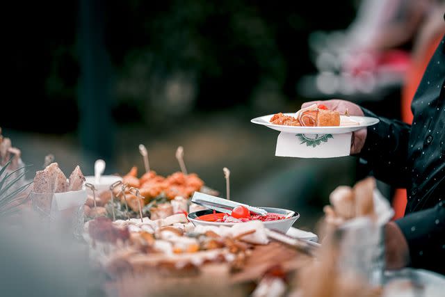 <p>Getty</p> A stock image of a buffet