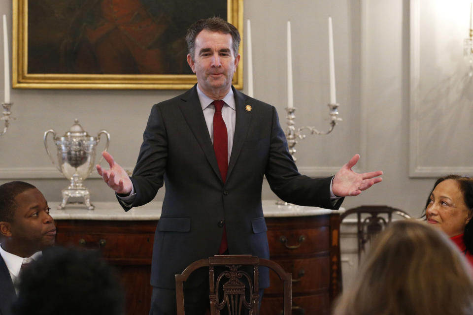 Virginia Gov. Ralph Northam has faced calls to resign after the photo was discovered on his medical school's yearbook page. (Photo: ASSOCIATED PRESS)