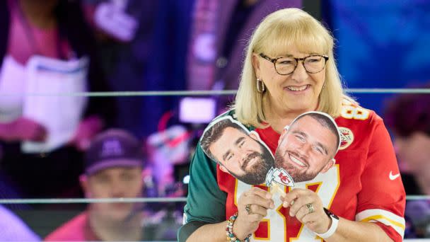 Jason and Travis Kelce's Mom Donna Reveals Her Favorite Son of the Moment  (Exclusive)