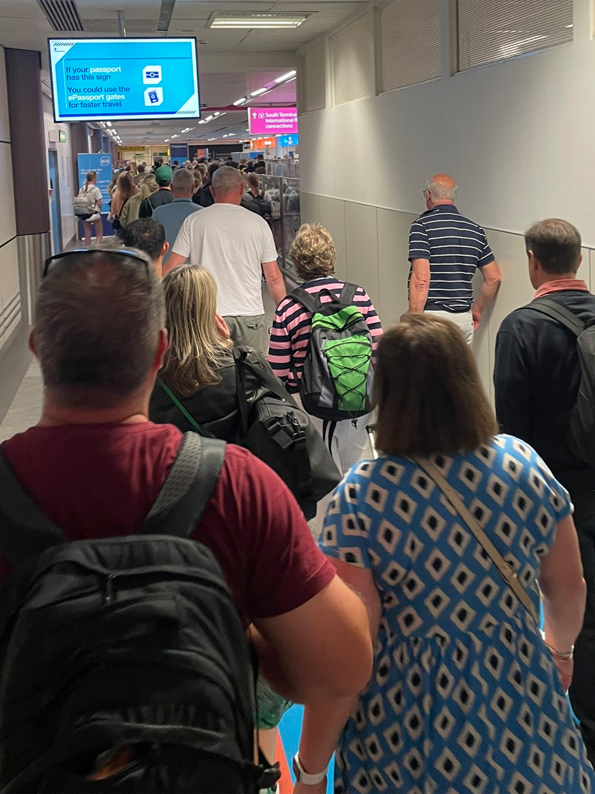 Passengers reported ‘chaos’ at Gatwick on Sunday night (Jayne Thompson)