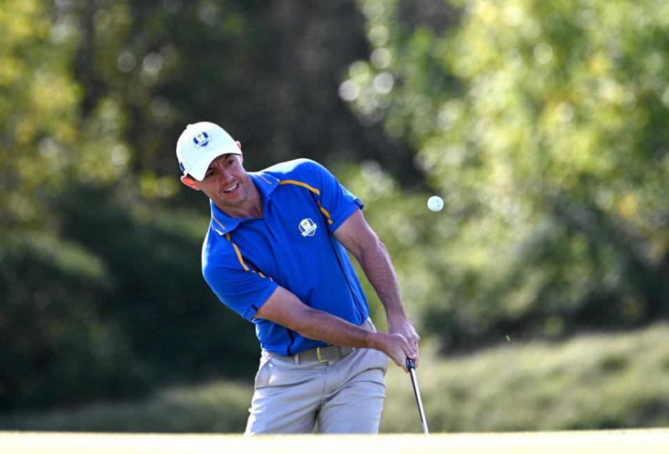 Rory McIlroy believes Europe can overturn their 6-2 deficit in the Ryder Cup (Anthony Behar/PA) (PA Wire)