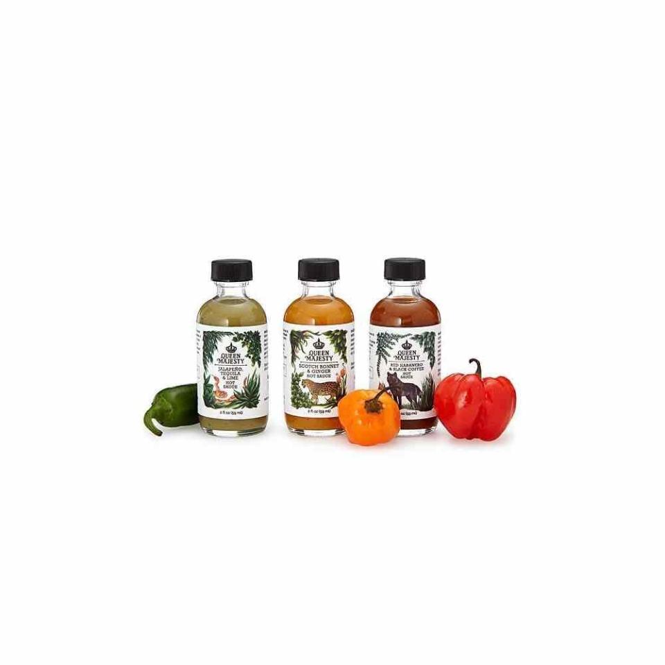 Trio of Travel-Sized Hot Sauces