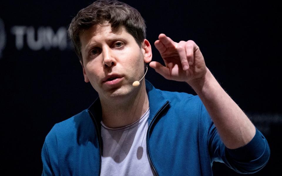 OpenAI chief executive and inventor of the AI software ChatGPT Sam Altman - Sven Hoppe/dpa via AP