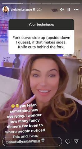 <p>Chrishell Stause/instagram</p> Chrishell Stause shares Instagram Story on March 5, 2024.