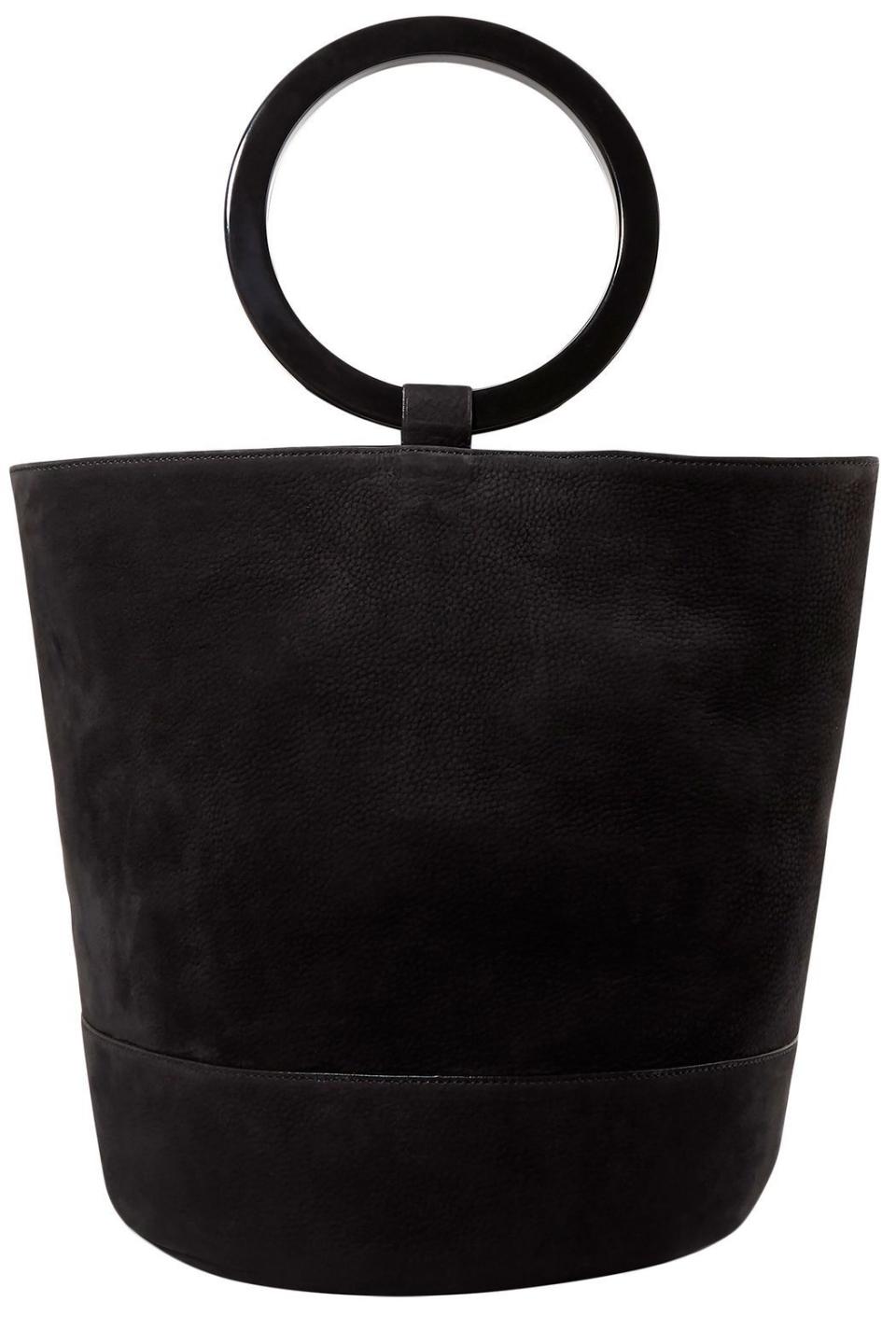 13) Bonsai 30 nubuck bucket bag