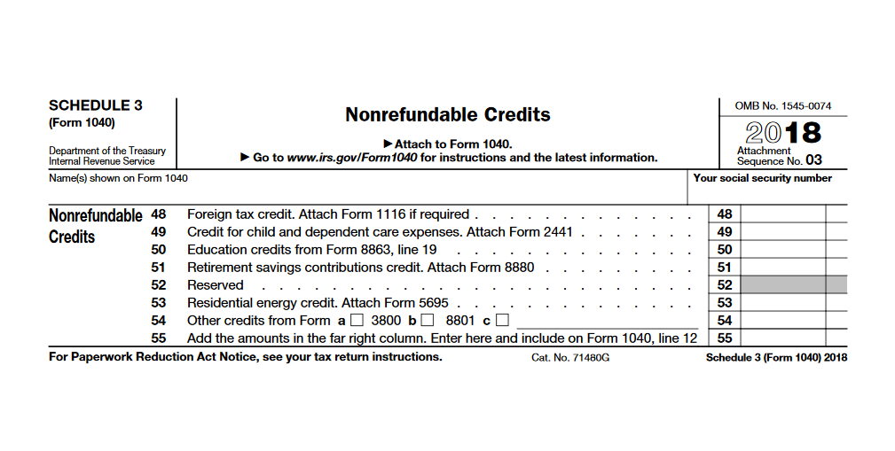 IRS Schedule 3 Find 5 Big Tax Breaks Here