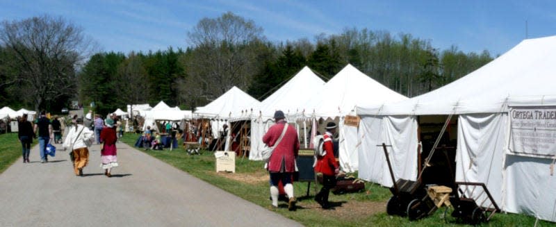 An 18th century market fair is being held at Fort Frederick State Park, 11100 Fort Frederick Road, Big Pool. The fair started Thursday, April 25, and will continue through Sunday, April 28.