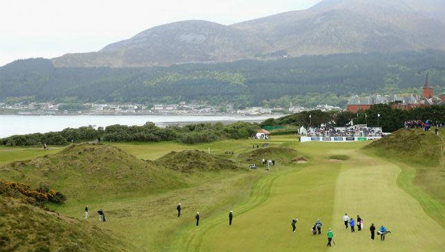 Picturesque: Royal County Down in Northern Ireland is one of the world's top courses.