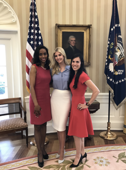 Jessica Johnson, Ivanka Trump & Dyan Gibbens (Dyan Gibbens)