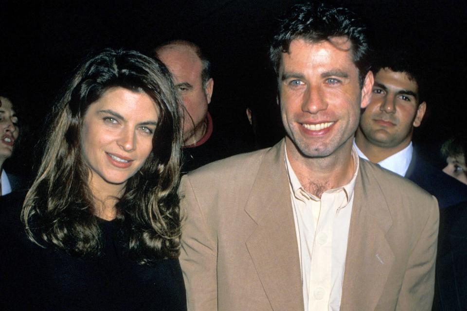 Kirstie Alley and John Travolta at the Academy Theater