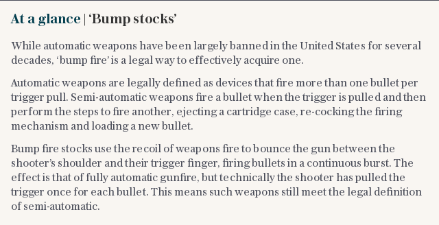 At a glance | ‘Bump stocks’