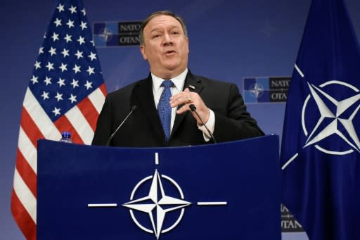 New US Secretary of State Mike Pompeo has taken aim at Germany over its defence spending, using his first NATO meeting to push President Donald Trump's call for allies to shoulder a bigger burden