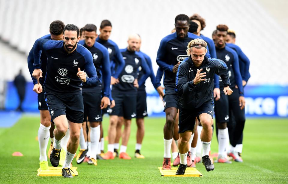 Dernier entraînement pour les Bleus