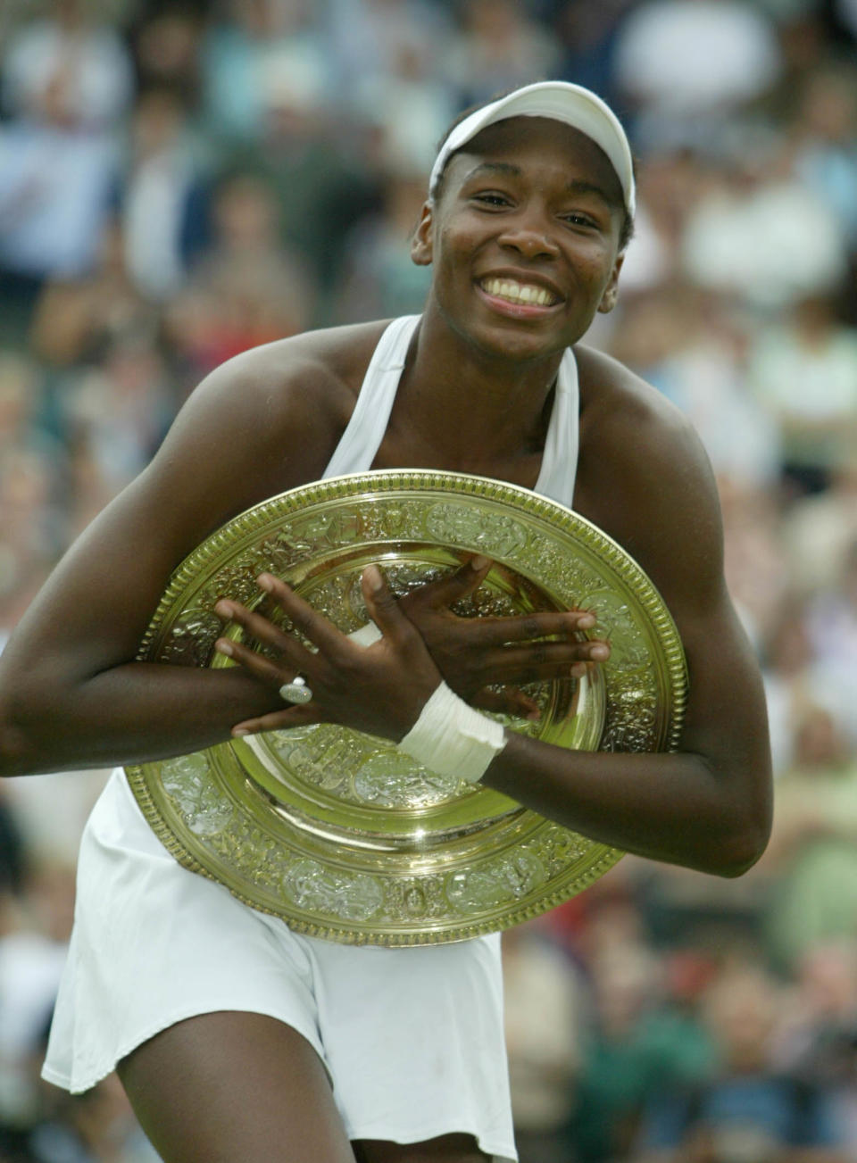 Venus Williams celebrates winning the Women's Singles final  (Photo by Adam Davy - PA Images via Getty Images)