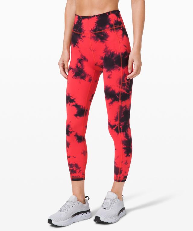 Lululemon Ebb To Street Tie Dye Leggings Size 2