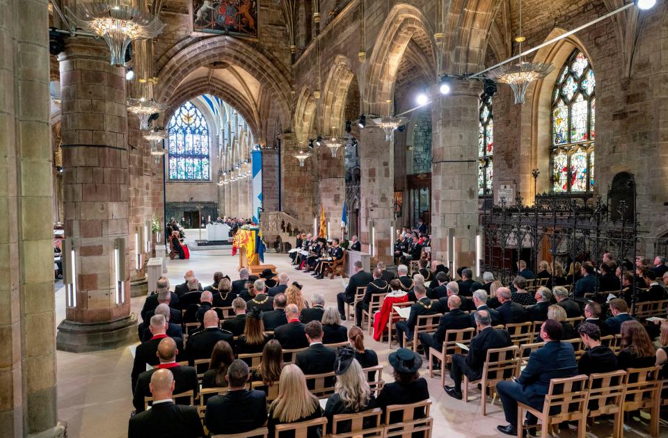 A service was held at the cathedral