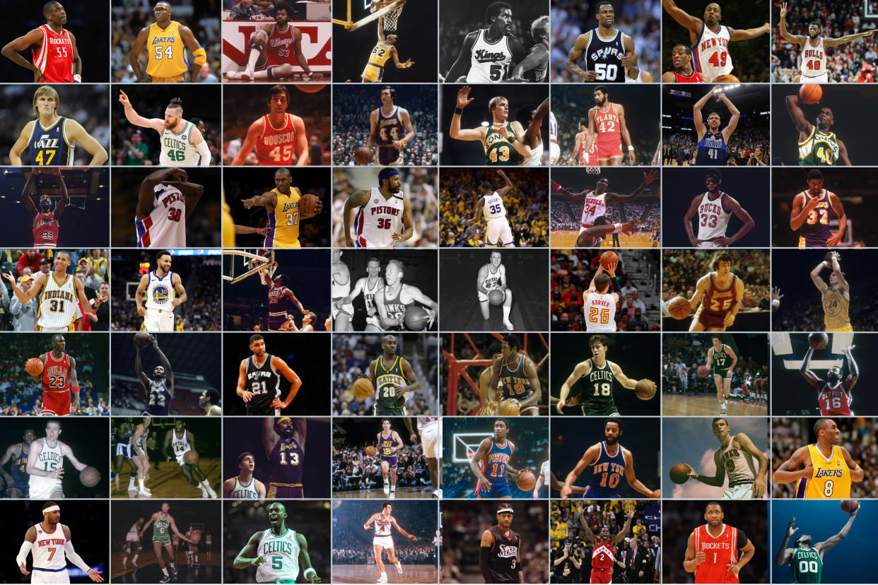 Which NBA player wore every number best?