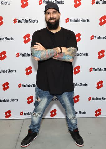 <p>Mike Coppola/Getty</p> Comicstorian, Ben Potter, in New York City in 2022