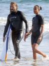 <p>Zoë Saldana and husband Marco Perego Saldana hit the beach in Malibu on Sunday to enjoy the sun and surf.</p>