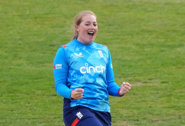 Sophie Ecclestone is the figurehead of England's three-prong spin attack (Bradley Collyer/PA)