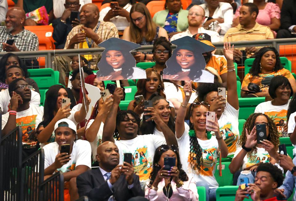 Florida A&M celebrates its Spring 2024 Commencement with guest speaker and FAMU Alumni Latoya Myles PH.D. She is the deputy director of NOAA Air Resource Laboratory.