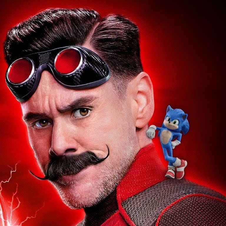 Jim Carrey volverá a ponerse el bigote de Dr. Ivo Robotnik (Foto: Instagram @sonicmovie)