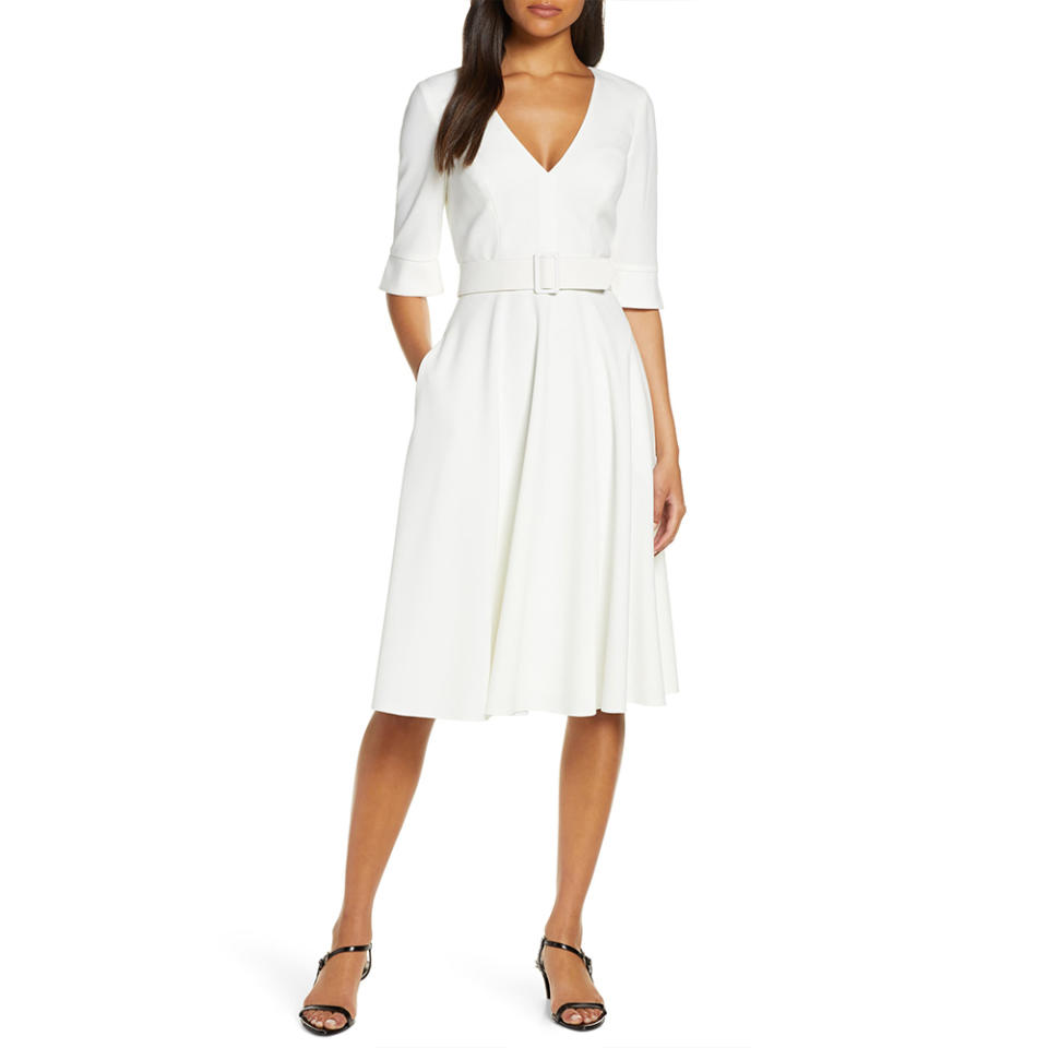 Harper Rose Belted Fit and Flare Dress. (Photo: Nordstrom)