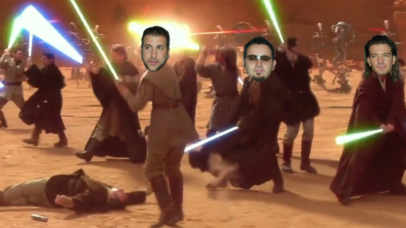 NSYNC in Star Wars Episode II Attack of the Clones