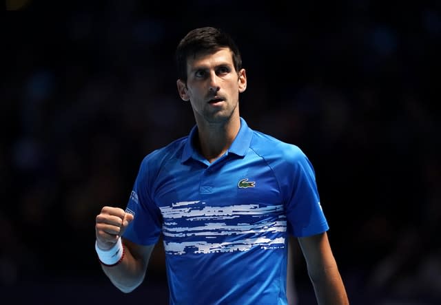 Djokovic roared back to win in a little more than three hours (John Walton/PA)