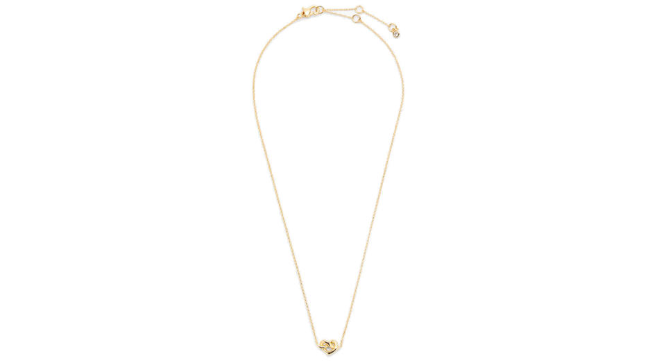 Kate Spade Loves Me Knot Heart Pendant Necklace