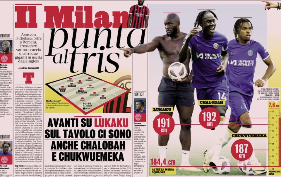 GdS: ‘Aiming for a hat-trick’ – Milan in talks over three Chelsea players