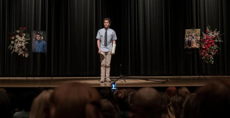 Ben Platt in Dear Evan Hansen (AP)