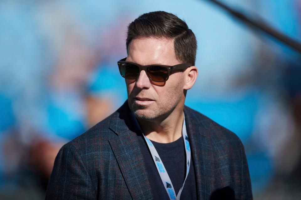 The Panthers have promoted Dan Morgan to president of football operations/general manager in hopes that the team’s former star linebacker can help turn around the struggling franchise.