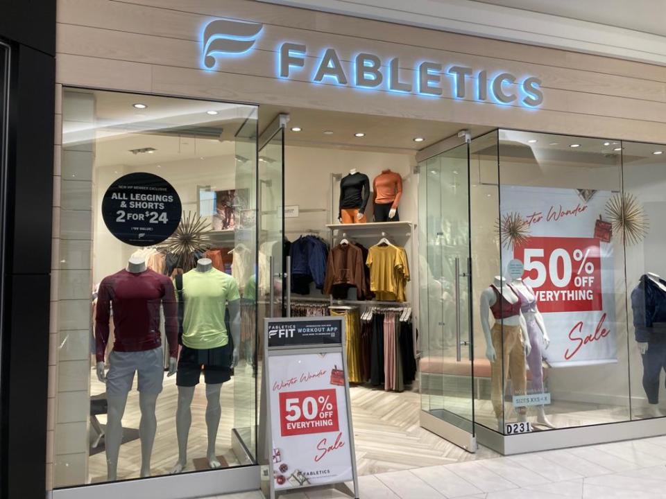 Fabletics store at American Dream - Credit: Shoshy Ciment/Footwear News