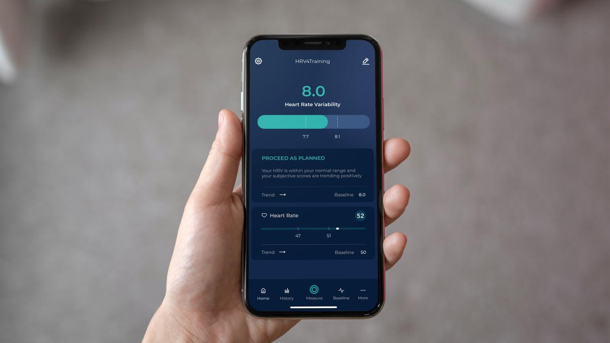  HRV4Training app. 