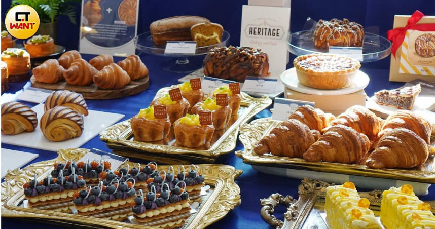 「萊思克奶油祭」串連全台9家烘焙、甜點名店，推出相關點心與麵包。（圖／魏妤靜攝，以下同）