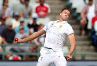 Cricket - South Africa vs Australia - Third Test - Newlands, Cape Town, South Africa - March 24, 2018 South Africa's Morne Morkel in action REUTERS/Mike Hutchings